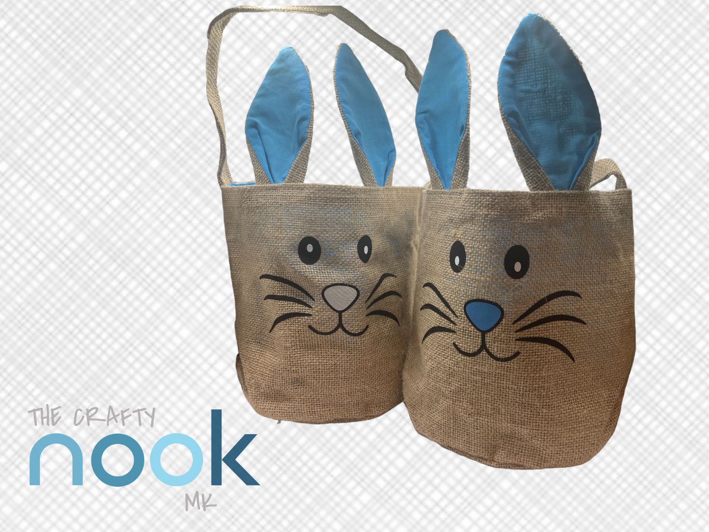 Large Personalised Easter Bunny Bag with Easter Egg