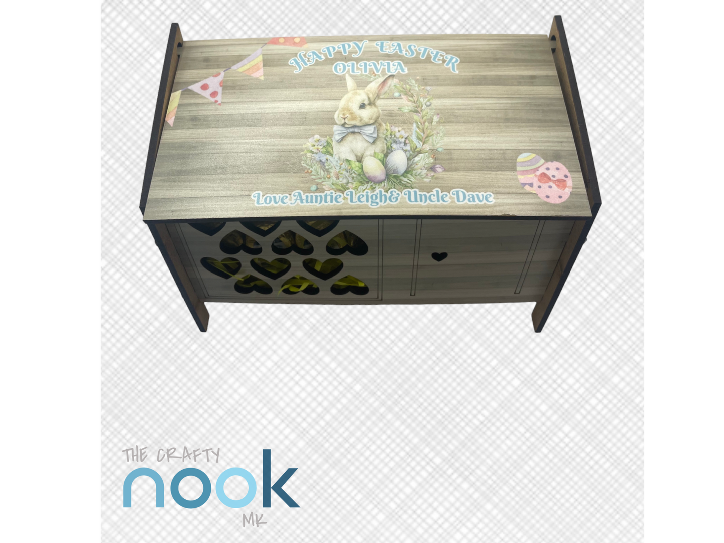 Personalised Mini Easter Bunny Hutch