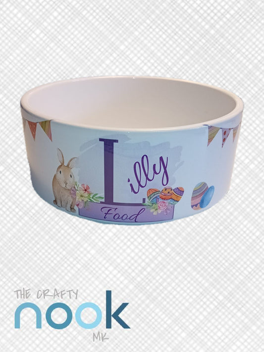 Personalised Easter Themed Dog Bowls